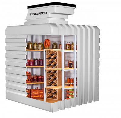 Пластиковый бесшовный погреб Tingard OPTIMUM S (Т1500)